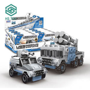 HS 8-en-1 briques de construction éducatives Construction de développement et assemblage de jouets modèles USS <span class=keywords><strong>Missouri</strong></span> <span class=keywords><strong>cuirassé</strong></span> - Product Image 5