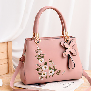<span class=keywords><strong>Sac</strong></span> à main en cuir de haute qualité, design tendance, nouveau modèle, couleur marron, fleurs <span class=keywords><strong>fantaisie</strong></span>, vente en gros, <span class=keywords><strong>pas</strong></span> <span class=keywords><strong>cher</strong></span>, pour femmes - Product Image 4