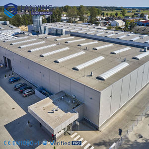 Entrepôt préfabriqué en structure légère en acier avec services de soudage et de découpe sur mesure pour usine - Product Image 1
