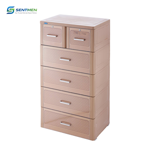 Eco Friendly Duy Tan Tabi L Plastic Cabinet 5 Layers Bedroom Storage <b>Wardrobe</b> <b>Large</b> Drawer Organizer Free Standing - Product Image 4