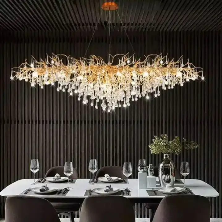 Odm Lizztree Modern Dining Room Crystal Chandeliers With High Quality