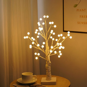 Pearl <b>Tree</b> <b>LED</b> Light Warm White 20000H Life Home Decor Bedroom Table Lamp Holiday Decoration - Product Image 3