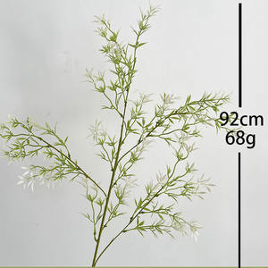 Arrangement de fleurs artificielles feuilles vertes pour décoration de mariage - Product Image 4