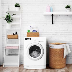 Keranjang Multifungsi dari Rumput Laut Thailand, Rotan Plastik, Pendingin Piknik, Penyimpanan Katun dan Linen, Tempat Roti dengan Wadah Gula - Product Image 3