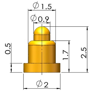 Conector de carga con doble cabezal para <span class=keywords><strong>smartwatch</strong></span>, tipo Pogo Pin, con muelle de contacto, para prueba de antena y PCB - Product Image 4