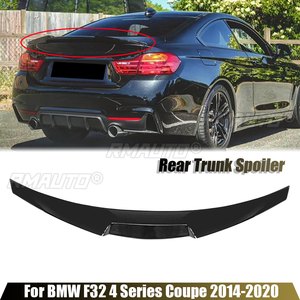 สปอยเลอร์หลังคาร์บอนลุคสำหรับ BMW F32 ซีรีส์ 4 รุ่น 428i 435i คูเป้ ปี 2014-2020 อุปกรณ์ตกแต่งฝากระโปรงท้ายรถยนต์ - Product Image 1
