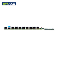 1u OEM Fortinet red pfsense seguridad firewall router VPN mini pc ITX scheda madre con 8 I210 puerto LAN NAS placa base