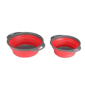<span class=keywords><strong>Passoire</strong></span> pliable en <span class=keywords><strong>silicone</strong></span> de qualité alimentaire pour évier, idéale pour le camping, la cuisine et la préparation des aliments - Product Image 1