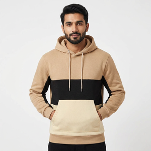 Sweat à capuche personnalisé de haute qualité 2024, design de luxe, sweat à capuche uni en tissu 400 GSM pour hommes - Product Image 1