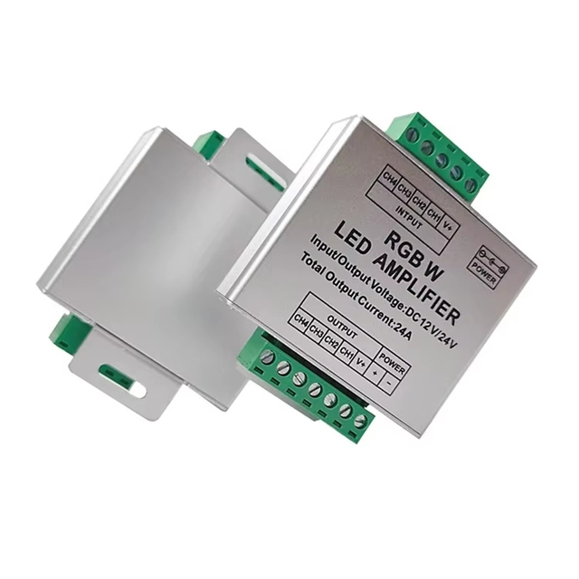 Dc12 - 24v 24a Led Rgbw Rgb Amplifier 4 Channel Output Rgbw_rgb Led Strip Power Repeater Console Controller