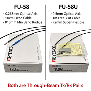สายเคเบิลโฟโตอิเล็กทริคเซนเซอร์แบบไฟเบอร์ทรูบีม รุ่น Fu-58 Fu-58u ของแท้ - Product Image 1