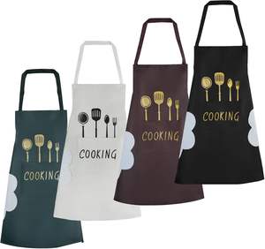 Hand-wiping <b>Kitchen</b> Household Cooking <b>Apron</b> Men <b>Women</b> Oil-proof Waterproof Adult Waist Fashion Coffee Overalls Hand <b>Apron</b> - Product Image 1