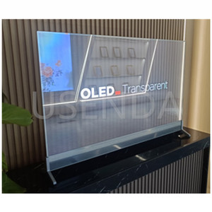 Écran d'affichage numérique OLED transparent ultra-fin de 55 pouces pour magasin de détail, ascenseur, musée, exposition - Product Image 3