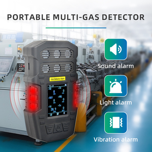 Détecteur de gaz portable multi-gaz industriel toxique explosif pour espace confiné O2 oxygène 5 gaz - Product Image 4