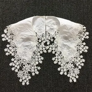 <span class=keywords><strong>Col</strong></span> en dentelle de soie de lait en gros d'usine, motifs de <span class=keywords><strong>col</strong></span> en dentelle <span class=keywords><strong>crochet</strong></span> <span class=keywords><strong>pour</strong></span> robes - Product Image 1