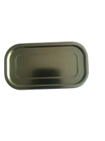 Boîte trapèze en fer blanc avec couvercle bouchon à ouverture facile pour le déjeuner boîte de viande corned beef