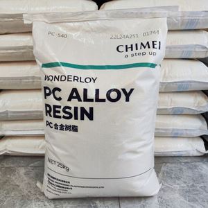 Resina de Aleación PC+ABS Chimei Wonderloy PC-540 Blanca Granular, Grado de Moldeo por Inyección, Alta Resistencia a Impactos para Componentes Electrónicos - Product Image 1
