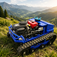 Livraison gratuite - Tondeuse à gazon robotisée tout-terrain avec télécommande CE EPA 800 mm - Tondeuse à gazon agricole télécommandée