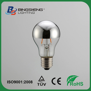 Mitad de oro G45 Edison globo bombilla LED 4 W plateado punta Vintage bombilla LED de filamento E26 candelabros Base lámpara 40 vatios Equ - Product Image 5