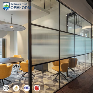 แผ่นกระจกตกแต่งผนังแบบมีร่อง ผลิตตามสั่ง แข็งแรง ทนทาน สำหรับงานตกแต่งภายใน ฉากกั้นห้อง และประตูภายใน - Product Image 2