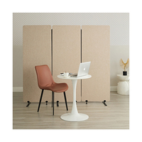 Panneaux de séparation acoustiques de bureau en feutre PET 100 % polyester recyclé, écran acoustique en polyester, séparateur de pièce pour bureau