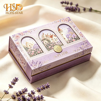 Boîte cadeau rigide personnalisée en forme de livre avec logo estampé à chaud, pour bougies d'aromathérapie, cosmétiques, parfums, emballage OEM ODM