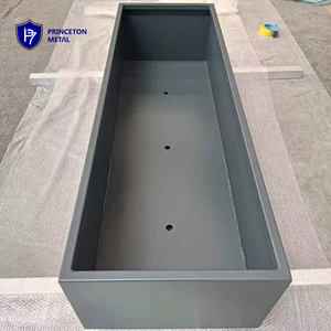 Jardinera Rectangular <span class=keywords><strong>de</strong></span> Aleación <span class=keywords><strong>de</strong></span> Aluminio Personalizada, Fácil <span class=keywords><strong>de</strong></span> Instalar, para Plantas, Hierbas, Flores y Verduras - Product Image 1