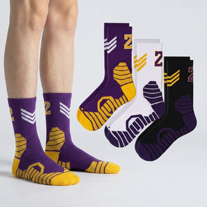 High Performance Designer Crew <strong>Socks</strong> Cushioned Personalized Custom Logo <strong>Socks</strong> Arch Support Sports <strong>Socks</strong> For Basketball Cycling - Product Image 1