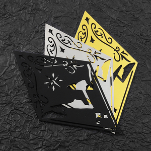 Nhà Máy Giá Tùy Chỉnh Kim Loại Phẳng Bạc Màu Khắc Brass Thép Không Gỉ Vòng Giáng Sinh Đồ Trang Trí Cây Trang Trí Treo - Product Image 4