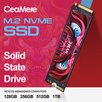 CeaMere SSD NVMe PCIe 3.0 M.2 2280 haute vitesse d'occasion 128 Go 256 Go 512 Go 1 To pour ordinateur de bureau et portable, disque SSD interne M.2