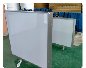 Cartelli di bordo della lama pubblicitaria segno di Lightbox rotondo a Led in acrilico a doppio lato che forma il segno della scatola luminosa
