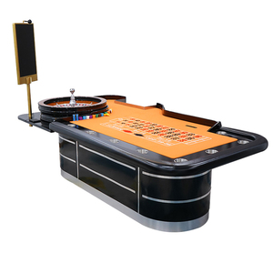 YH di lusso in legno professionale tavoli da gioco <span class=keywords><strong>Roulette</strong></span> tavolo De <span class=keywords><strong>Roulette</strong></span> ruota del casinò Poker tavolo per la vendita