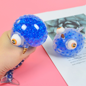 Tpr Cá voi hình dạng dễ thương <span class=keywords><strong>Squishy</strong></span> Bóng giải nén Vent bóp đồ chơi mắt ra bóp đồ chơi - Product Image 6