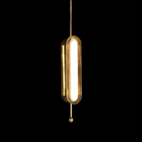 Personnalité de lampe à LED nordique moderne pour la chambre à coucher du restaurant à la maison-lustre de circuit de salon simple