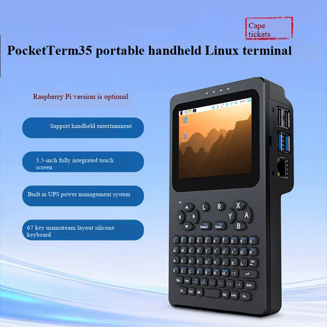 SUOGOEST PocketTerm35 Handheld Linux Terminal Development Board with 3.5-inch Screen Portable