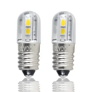 Bóng Đèn LED E10 6V 12V 24V 36V 48V Đèn Nội Thất T3-14 Bóng Đèn LED Thu Nhỏ E10 BA9S