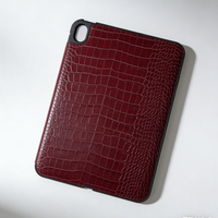 Étui de protection personnalisé en cuir d'alligator avec fentes pour cartes et support pour tablette iPad Air/Pro Mini 6/7, fabriqué au Guangdong