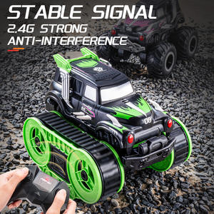 Vehículo anfibio <span class=keywords><strong>de</strong></span> cuatro ruedas para escalar Pies Grandes, vehículo <span class=keywords><strong>de</strong></span> Control remoto, conducción <span class=keywords><strong>de</strong></span> doble cara, pista <span class=keywords><strong>de</strong></span> juguete para niños, coche acrobático - Product Image 4