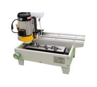 Machine d'affûtage industrielle droite 550W 400mm, ponceuse-jonctionneuse électrique 380V avec système de refroidissement par eau