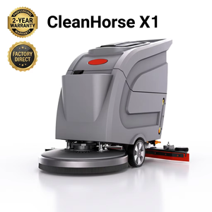 Lavasciuga Pavimenti Industriale CleanHorse X1 a Batteria con Serbatoio Grande per Magazzini - Product Image 1