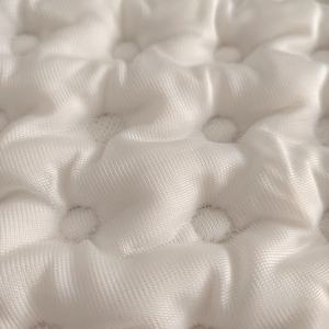 Tela Jacquard de enfriamiento de PE, telas acolchadas de lujo blancas para colchón, tela de almohada de punto de seda fresca funcional - Product Image 5
