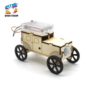 Set di Costruzioni Fisiche in Legno di Alta Qualità per Auto Solare Fai-da-Te, Giocattolo per Bambini W04G023 - Product Image 4