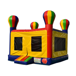 <span class=keywords><strong>Ballon</strong></span> à air chaud gonflable à thème de maison de fête d'enfant cavalier gonflable de château de maison de rebond de moonwalk pour des enfants - Product Image 1