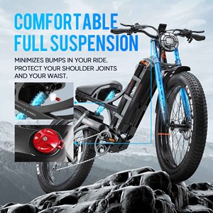 Eahora romeo pro velo electrique tout terrain mountain electric bike 60km electric bike for adults <b>powerful</b> - Product Image 3