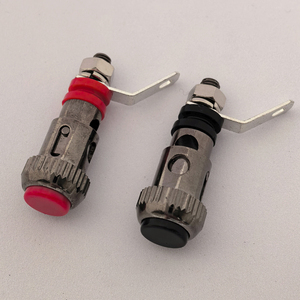 Latón Níquel Resorte Cargado Audio Cableado Terminal Banana Jack Socket Press Push Binding Post - Product Image 4