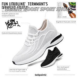 High China Sport Outdoor Color Changing Casual Fitness Tennis <b>Running</b> Sneaker Height Increasing Summer Mesh Upper <b>Men</b> <b>Shoes</b> - Product Image 2