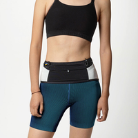 Ceinture de course en nylon personnalisée, sac de trail running, ceinture d'hydratation avec fermeture éclair, grande capacité, élastique, pour marathon et course sportive