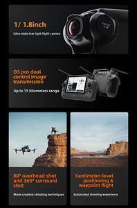 Dron de Cine Aéreo Integrado Inspire 3 con Cámara 8K de Fotograma Completo, Aeronave de Fotografía Aérea de Alto Rendimiento para Cinematografía - Product Image 4