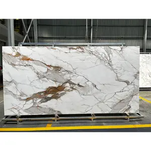 High Quality Porcelain Marble Glossy Slab Sintered Stone Tile Countertop Sintered Stone