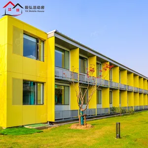 Chỗ ở đúc sẵn trại nhà prefab có thể tháo rời container nhà đúc sẵn khách sạn đúc sẵn căn hộ xây dựng